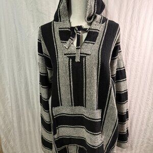 Mexican Hoodie Hippe Surf Poncho Sweater/Sweatshirt